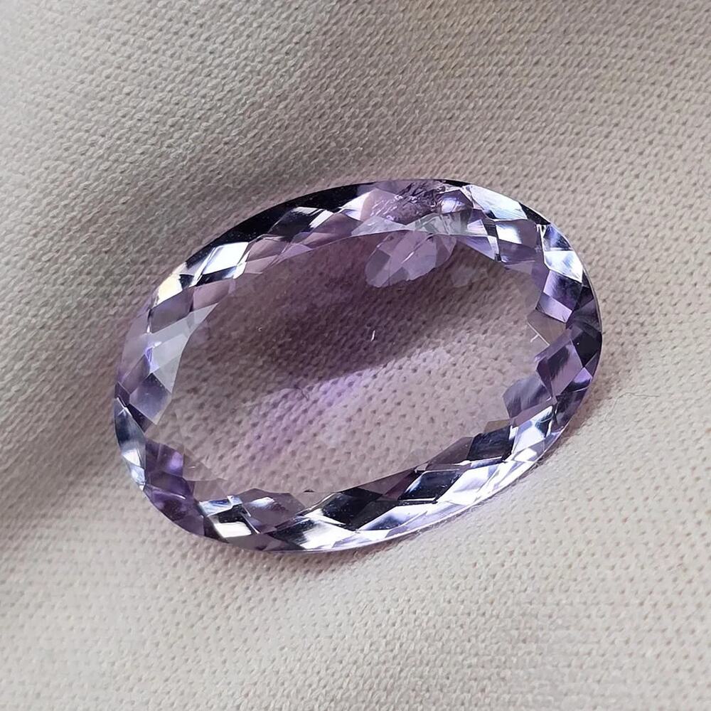 11.57 Ct Natural Brazilian Pink Amethyst 19x14mm Loose Gem